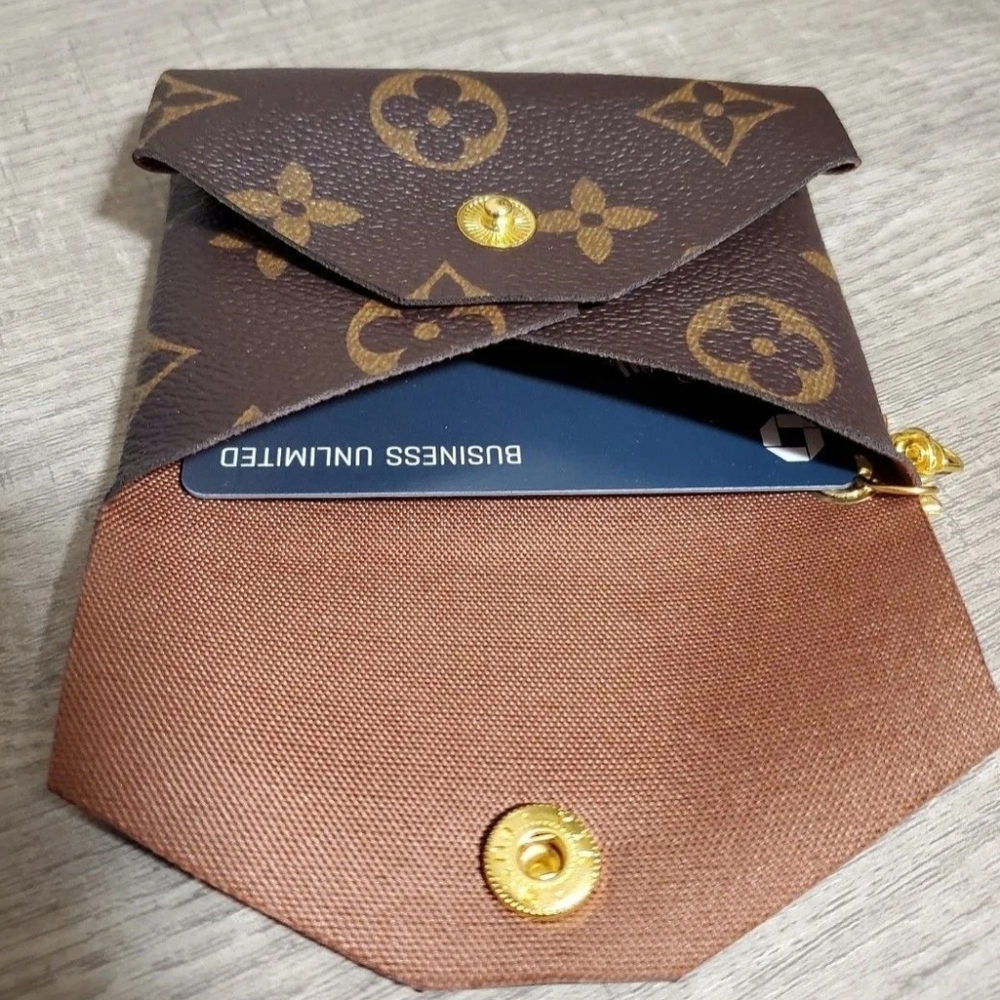 Brand New Upcycled Louis Vuitton Origami Card Pouch Wallet - Picture 7 of 7